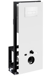 Инсталляция для унитаза Wasserkraft Glan 66TLT.010.ME.WH.WH03 с кнопкой