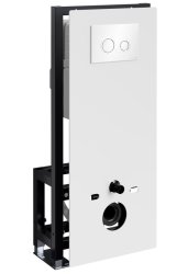 Инсталляция для унитаза Wasserkraft Glan 66TLT.010.ME.WH.WH01 с кнопкой