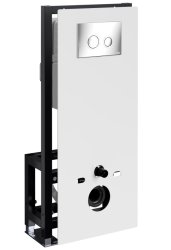 Инсталляция для унитаза Wasserkraft Glan 66TLT.010.ME.WH.CH01 с кнопкой