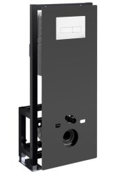 Инсталляция для унитаза Wasserkraft Glan 66TLT.010.ME.BL.WM03 с кнопкой