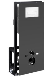 Инсталляция для унитаза Wasserkraft Glan 66TLT.010.ME.BL.WH03 с кнопкой