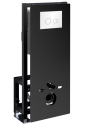 Инсталляция для унитаза Wasserkraft Glan 66TLT.010.ME.BL.WH01 с кнопкой