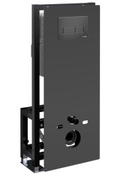 Инсталляция для унитаза Wasserkraft Glan 66TLT.010.ME.BL.MB03 с кнопкой