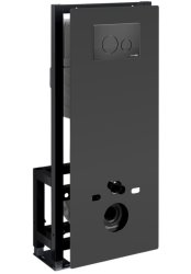 Инсталляция для унитаза Wasserkraft Glan 66TLT.010.ME.BL.MB02 с кнопкой