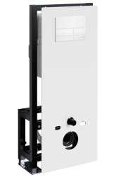 Инсталляция для унитаза Wasserkraft Glan 66TLT.010.ME.WH.WM04 с кнопкой