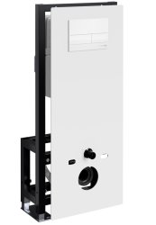 Инсталляция для унитаза Wasserkraft Glan 66TLT.010.ME.WH.WH04 с кнопкой