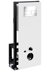 Инсталляция для унитаза Wasserkraft Glan 66TLT.010.ME.WH.CH04 с кнопкой