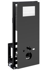 Инсталляция для унитаза Wasserkraft Glan 66TLT.010.ME.BL.WM04 с кнопкой