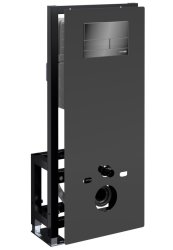 Инсталляция для унитаза Wasserkraft Glan 66TLT.010.ME.BL.PB04 с кнопкой
