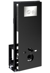 Инсталляция для унитаза Wasserkraft Glan 66TLT.010.ME.BL.BN01 с кнопкой