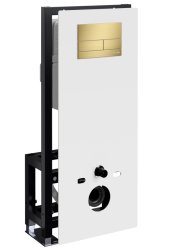 Инсталляция для унитаза Wasserkraft Glan 66TLT.010.ME.WH.MG04 с кнопкой
