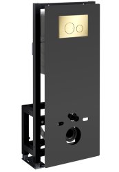 Инсталляция для унитаза Wasserkraft Glan 66TLT.010.ME.BL.PG02 с кнопкой