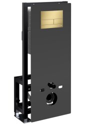 Инсталляция для унитаза Wasserkraft Glan 66TLT.010.ME.BL.MG04 с кнопкой
