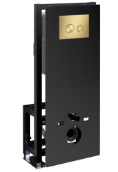 Инсталляция для унитаза Wasserkraft Glan 66TLT.010.ME.BL.MG01 с кнопкой