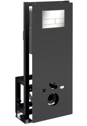 Инсталляция для унитаза Wasserkraft Glan 66TLT.010.ME.BL.BN04 с кнопкой
