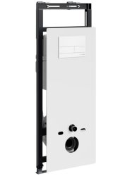 Инсталляция для унитаза Wasserkraft Salm 27TLT.010.ME.WH.WM04 с кнопкой