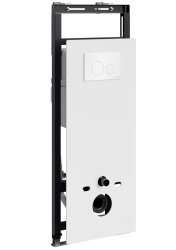 Инсталляция для унитаза Wasserkraft Salm 27TLT.010.ME.WH.WH02 с кнопкой