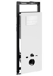 Инсталляция для унитаза Wasserkraft Salm 27TLT.010.ME.WH.WH04 с кнопкой