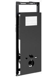 Инсталляция для унитаза Wasserkraft Salm 27TLT.010.ME.BL.WM04 с кнопкой