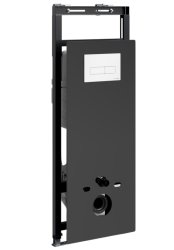 Инсталляция для унитаза Wasserkraft Salm 27TLT.010.ME.BL.WM03 с кнопкой