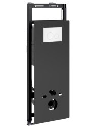 Инсталляция для унитаза Wasserkraft Salm 27TLT.010.ME.BL.WH02 с кнопкой