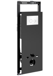 Инсталляция для унитаза Wasserkraft Salm 27TLT.010.ME.BL.WH01 с кнопкой