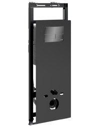 Инсталляция для унитаза Wasserkraft Salm 27TLT.010.ME.BL.PB04 с кнопкой