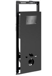 Инсталляция для унитаза Wasserkraft Salm 27TLT.010.ME.BL.PB03 с кнопкой