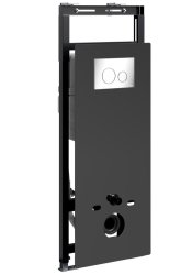 Инсталляция для унитаза Wasserkraft Salm 27TLT.010.ME.BL.CH02 с кнопкой