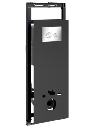 Инсталляция для унитаза Wasserkraft Salm 27TLT.010.ME.BL.BN01 с кнопкой