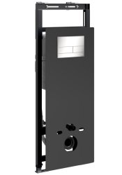 Инсталляция для унитаза Wasserkraft Salm 27TLT.010.ME.BL.BN04 с кнопкой