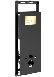 Инсталляция для унитаза Wasserkraft Salm 27TLT.010.ME.BL.PG03 с кнопкой