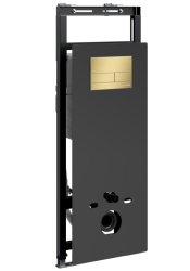 Инсталляция для унитаза Wasserkraft Salm 27TLT.010.ME.BL.MG04 с кнопкой