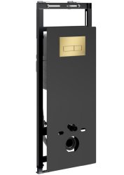 Инсталляция для унитаза Wasserkraft Salm 27TLT.010.ME.BL.MG03 с кнопкой