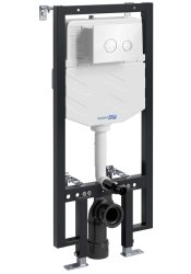 Инсталляция для унитаза Wasserkraft Vils 56TLT.010.ME.WH01 с кнопкой