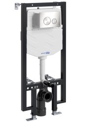 Инсталляция для унитаза Wasserkraft Vils 56TLT.010.ME.BN02 с кнопкой