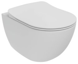 Подвесной унитаз Creavit Free FE322.G0100, белый с сиденьем