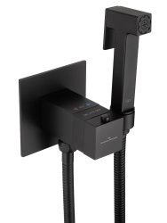 Гигиенический душ Wonzon&Woghand WW-88829910-MB со смесителем, черная матовая