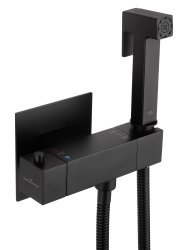 Гигиенический душ Wonzon&Woghand WW-88819903-MB со смесителем, черная матовая