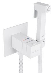 Гигиенический душ Wonzon&Woghand WW-88829910-MW со смесителем, белая матовая