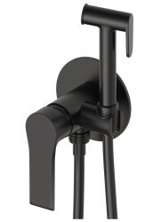 Гигиенический душ Wonzon&Woghand Brilliant WW-88829079-MB со смесителем, черная матовая