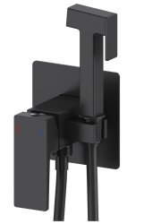 Гигиенический душ Wonzon&Woghand Cube 2.0 WW-88829068-MB со смесителем, черная матовая