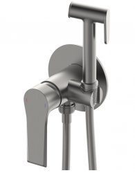 Гигиенический душ Wonzon&Woghand Brilliant WW-88829079-BGM со смесителем, темный графит