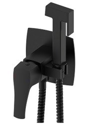 Гигиенический душ Wonzon&Woghand Flex WW-88829072-MB со смесителем, черная матовая