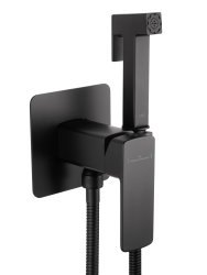 Гигиенический душ Wonzon&Woghand Edge WW-88829003-MB со смесителем, черная матовая