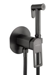 Гигиенический душ Wonzon&Woghand Frame WW-88829010-BGM со смесителем, темный графит