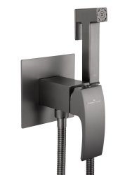 Гигиенический душ Wonzon&Woghand Fit WW-88829009-BGM со смесителем, темный графит