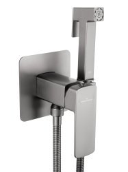 Гигиенический душ Wonzon&Woghand Edge WW-88829003-BGM со смесителем, темный графит