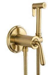 Гигиенический душ Wonzon&Woghand Steam WW-88829008-BG со смесителем, брашированное золото