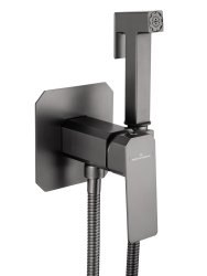 Гигиенический душ Wonzon&Woghand Diamond WW-88829011-BGM со смесителем, темный графит